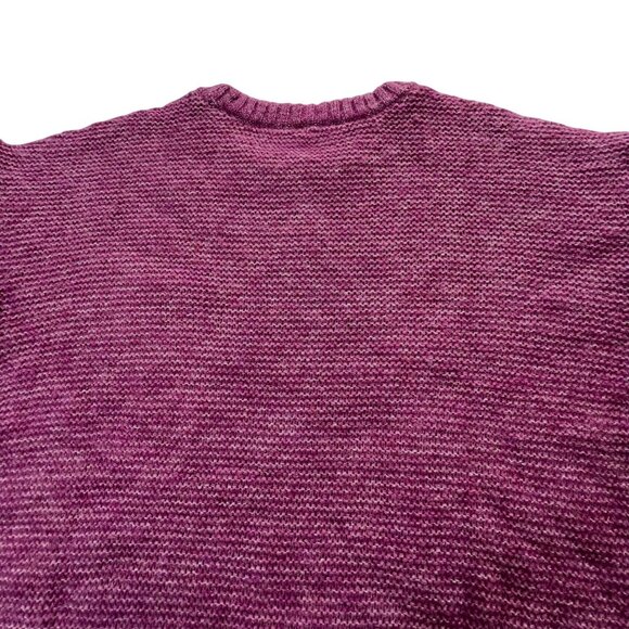 Old Navy Ruffle Crew Neck Pullover Cable Knit Sweater Artichoke Blossom Girls XL - Picture 6 of 11